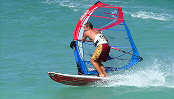 windsurfing